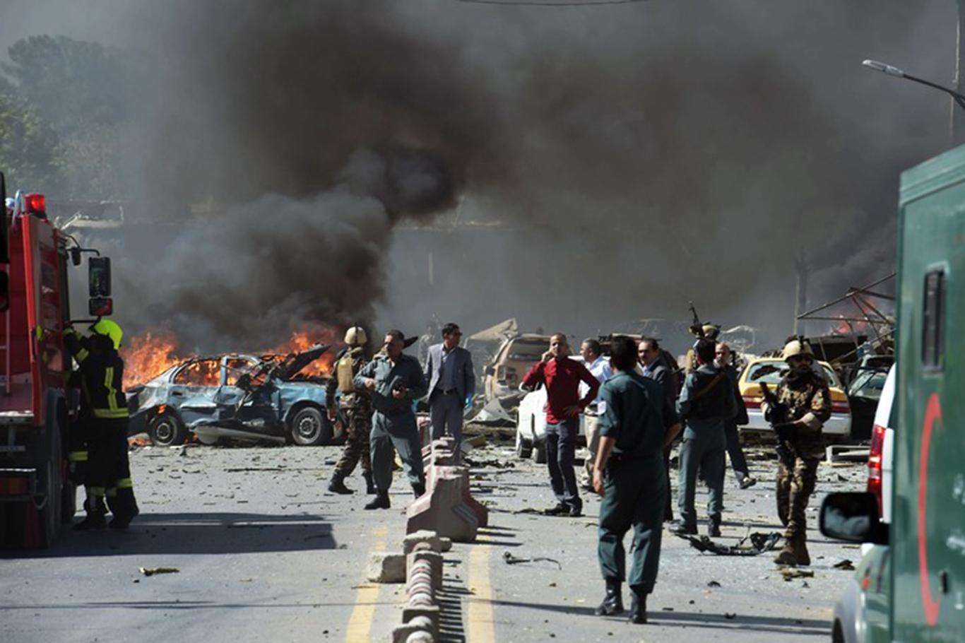 At least 34 people killed in two bombings in Afghanistan